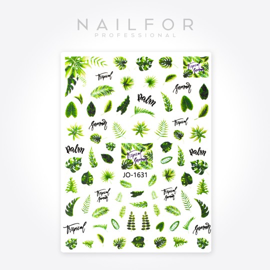 nail art decoration nail reconstruction Stickers ST635 forest Nailfor €1.99