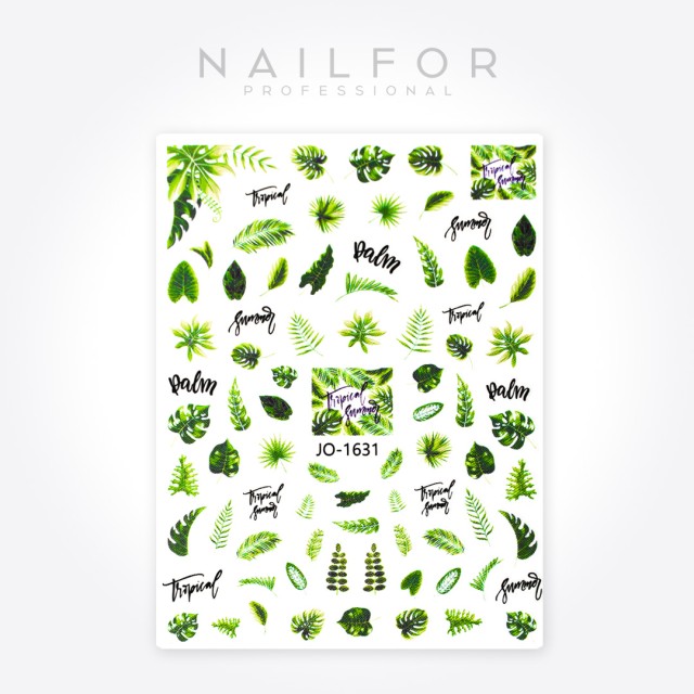 decorazione nail art ricostruzione unghie ADESIVI STICKERS ST635 foresta Nailfor 1,99 €