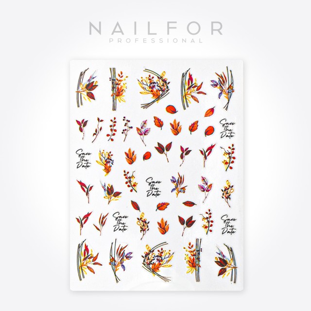 decorazione nail art ricostruzione unghie ADESIVI STICKERS ST645 save the date Nailfor 1,99 €