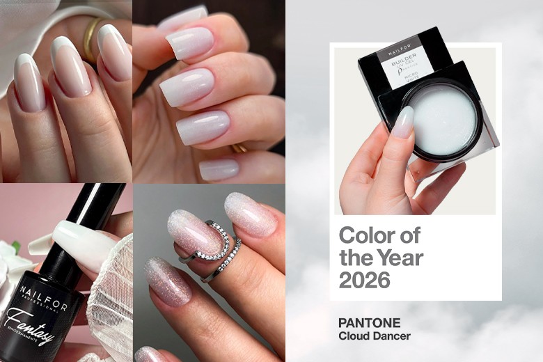 Pantone 2026 "Cloud Dancer": La Rivoluzione del Bianco sulle tue Unghie